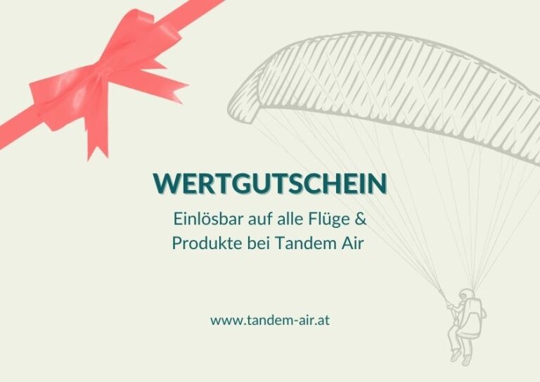Tandemflug Gutschein Kärnten – Paragliding Erlebnis verschenken